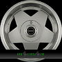 BORBET A 7x15 4x100 ET25.00 silver polished