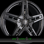  WH38 9,5x22 5x112 ET42.00 schwarz glänzend lackiert (sw+)