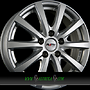 PLATIN P 69 7x16 5x108 ET44.10 polar silber