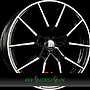  ALLA 9x19 5x112 ET40.00 nero s machined - schwarz glanz frontpoliert