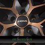 RONAL R71 9,5x21 5x114,3 ET40.00 jetblack copper matt