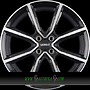 DEZENT TN 7x18 4x100 ET45.00 dark - schwarz frontpoliert