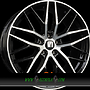  DS2 9x20 5x112 ET40.00 schwarz hochglanzpoliert