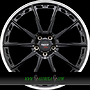 DOTZ SONOMA 9,5x19 5x114,3 ET45.00 dark - schwarz matt poliertes horn