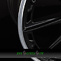 DOTZ SONOMA 9,5x19 5x112 ET25.00 dark - schwarz matt poliertes horn