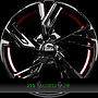 MAM MAM RS5 7,5x17 5x112 ET30.00 black painted red inside (bpri)
