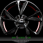 MAM MAM RS6 7,5x17 5x112 ET45.00 black painted red inside (bpri)