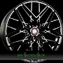 KESKIN KT25 8,5x20 5x108 ET40.00 black painted (bp)