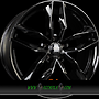  WH40 8x19 5x120 ET58.00 schwarz glänzend lackiert (sw+)