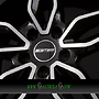  FASTEN 8x18 5x112 ET45.00 black diamond