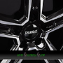 DBV VEGAS KG 7,5x17 5x112 ET29.00 dark - schwarz glänzend frontpoliert