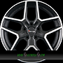  AC-519 7x17 5x114,3 ET45.00 black polished