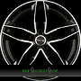 AF16 7,5x17 5x100 ET36.00 black polished