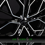  TIARA 8x19 5x114,3 ET45.00 glanzschwarz poliert