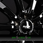 PLATIN P 69 6x15 4x100 ET45.00 black shiny