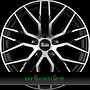 MAM MAM RS4 7x16 4x108 ET35.00 black front polish (bfp)