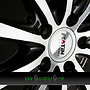 PLATIN P 69 8x18 5x120 ET50.10 schwarz poliert