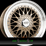  GTP 072 7x15 4x100 ET35.00 bronze felgenbett poliert