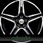 CMS C34 7,5x18 5x112 ET40.00 db diamant schwarz glanz