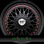  GTP 072 7x16 4x100 ET35.00 schwarz matt voll lackiert