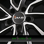  AC-518 8x18 5x112 ET40.00 black polished