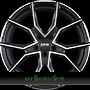 CMS C33 8x18 5x112 ET40.10 db diamond black