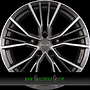 MAK UNION 7x17 5x100 ET48.00 gun metal mirror face