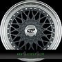  GTP 072 8,5x16 5x100 ET35.00 grau felgenbett poliert