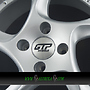  GTP 083 8,5x16 4x100 ET35.00 silber felgenbett poliert