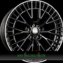 MAM MAM GT2 8,5x19 5x112 ET30.10 matt black lip polish (mblp)
