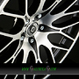  FINA 9x20 5x110 ET35.00 nero machined - schwarz matt frontpoliert