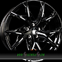 KESKIN KT24 8,5x19 5x112 ET30.00 black painted (bp)