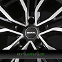 MAK UNION 8x18 5x112 ET49.00 black mirror face