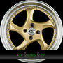  GTP 083 8,5x19 5x112 ET45.00 gold felgenbett poliert