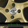  GTP 083 8,5x19 5x112 ET45.00 gold felgenbett poliert