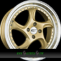  GTP 083 8,5x19 5x112 ET45.00 gold felgenbett poliert
