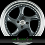  GTP 083 8,5x19 5x112 ET45.00 grau felgenbett poliert