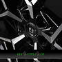  NORA 8x19 5x112 ET25.00 nero s machined - schwarz glanz frontpoliert