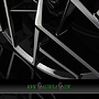  NORA 8x19 5x112 ET25.00 nero s machined - schwarz glanz frontpoliert