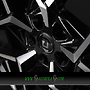  NORA 8x19 5x112 ET34.00 nero s machined - schwarz glanz frontpoliert