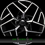  NORA 8x19 5x112 ET34.00 nero s machined - schwarz glanz frontpoliert