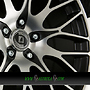  FINA 9,5x21 5x110 ET37.00 nero machined - schwarz matt frontpoliert