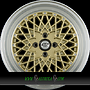  GTP 041 7,5x17 5x100 ET25.00 gold felgenbett poliert