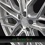  VALENCIA 8x18 5x100 ET35.00 silver diamond