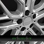  VALENCIA 8x18 5x100 ET35.00 hyper silver