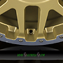  COMBAT CV 8x17 6x139,7 ET50.00 gold matt lip + cap polish