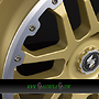  COMBAT CV 8x17 6x139,7 ET50.00 gold matt lip + cap polish