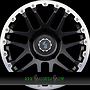  COMBAT CV 9x20 6x139,7 ET45.00 black matt lip + cap polish