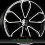  FURIOSA 9x22 5x130 ET28.00 black diamond
