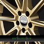  FURIOSA 10x22 5x112 ET19.00 gold